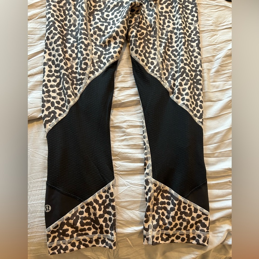 Lululemon pace rival crop mid rise leggings size 6 - Picture 10 of 11